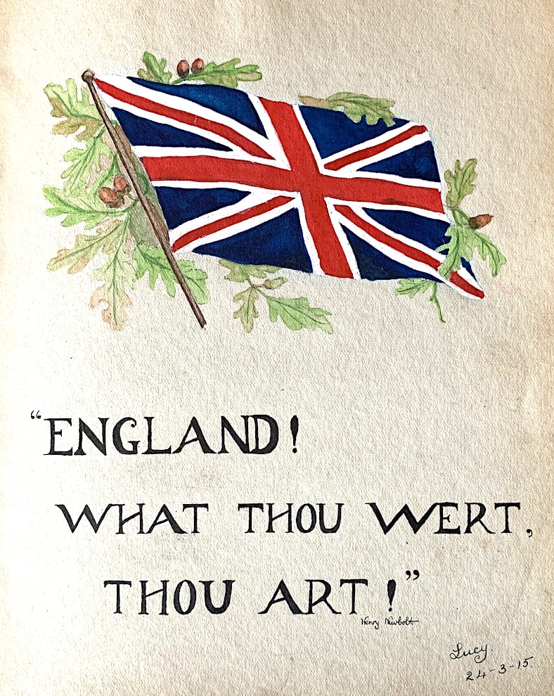 Ephemera: An Autograph Book Belonging to an Unknown Arthur, and Postcard Propaganda