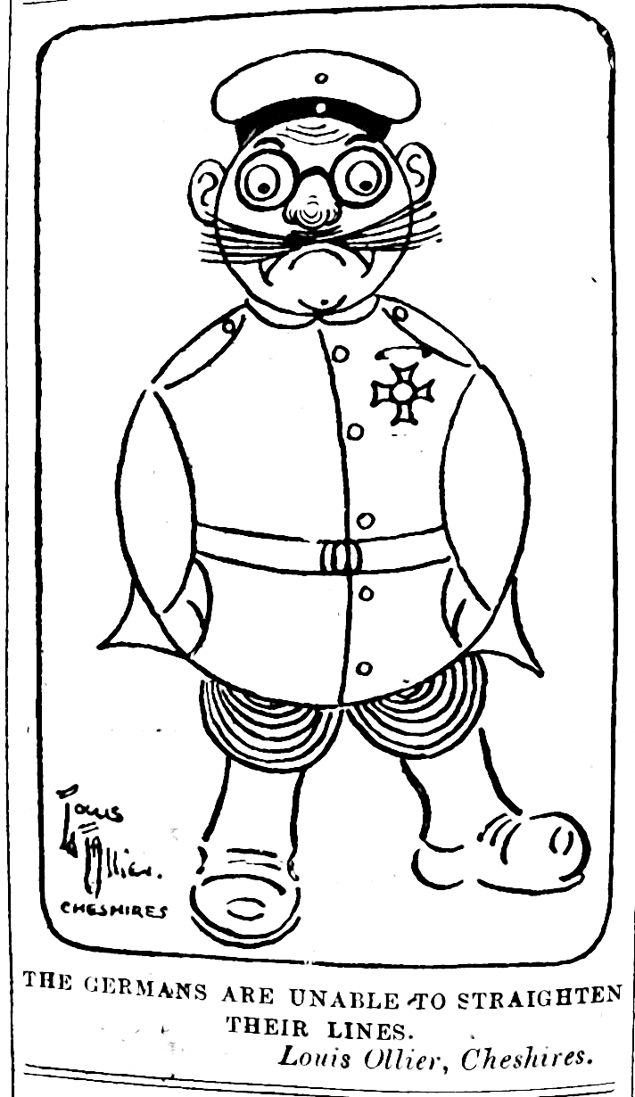 Soldier-Cartoonist: Private Louis Ollier, 8th Cheshire Regiment