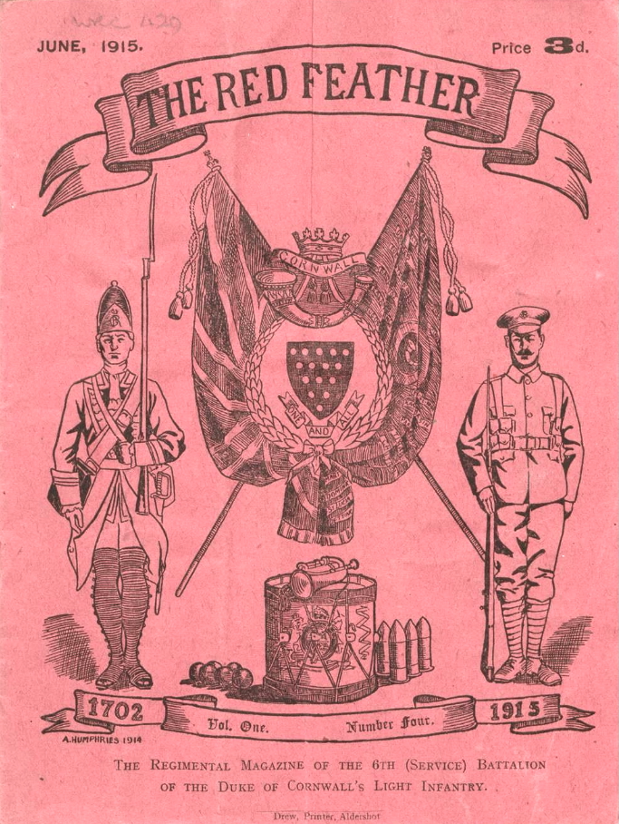 Trench Journals: The Red Feather, Journal of the 6th (Service) Battalion, Duke of Cornwall Light Infantry. An Introduction